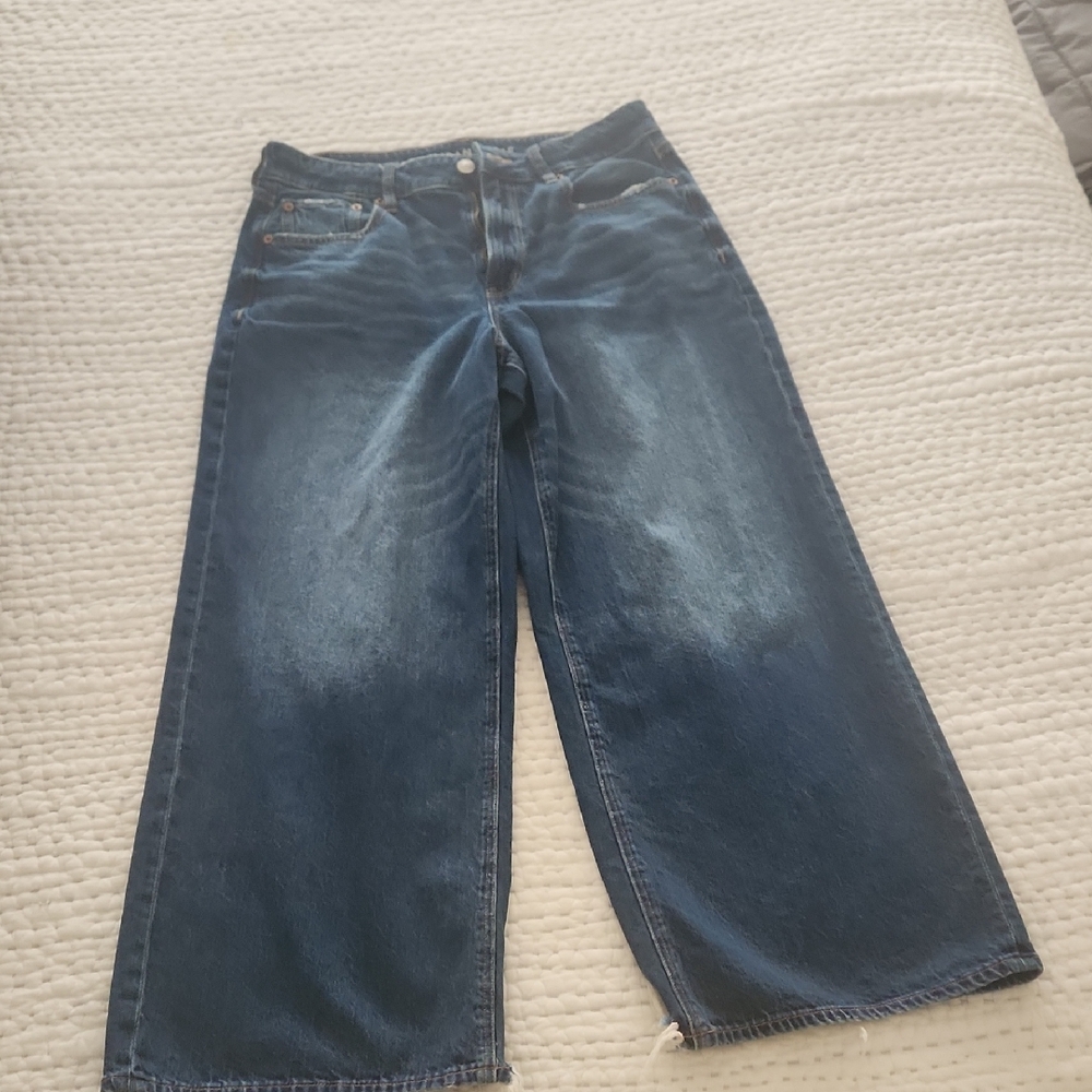 American Eagle Outfitters Dark Blue Flare Jeans